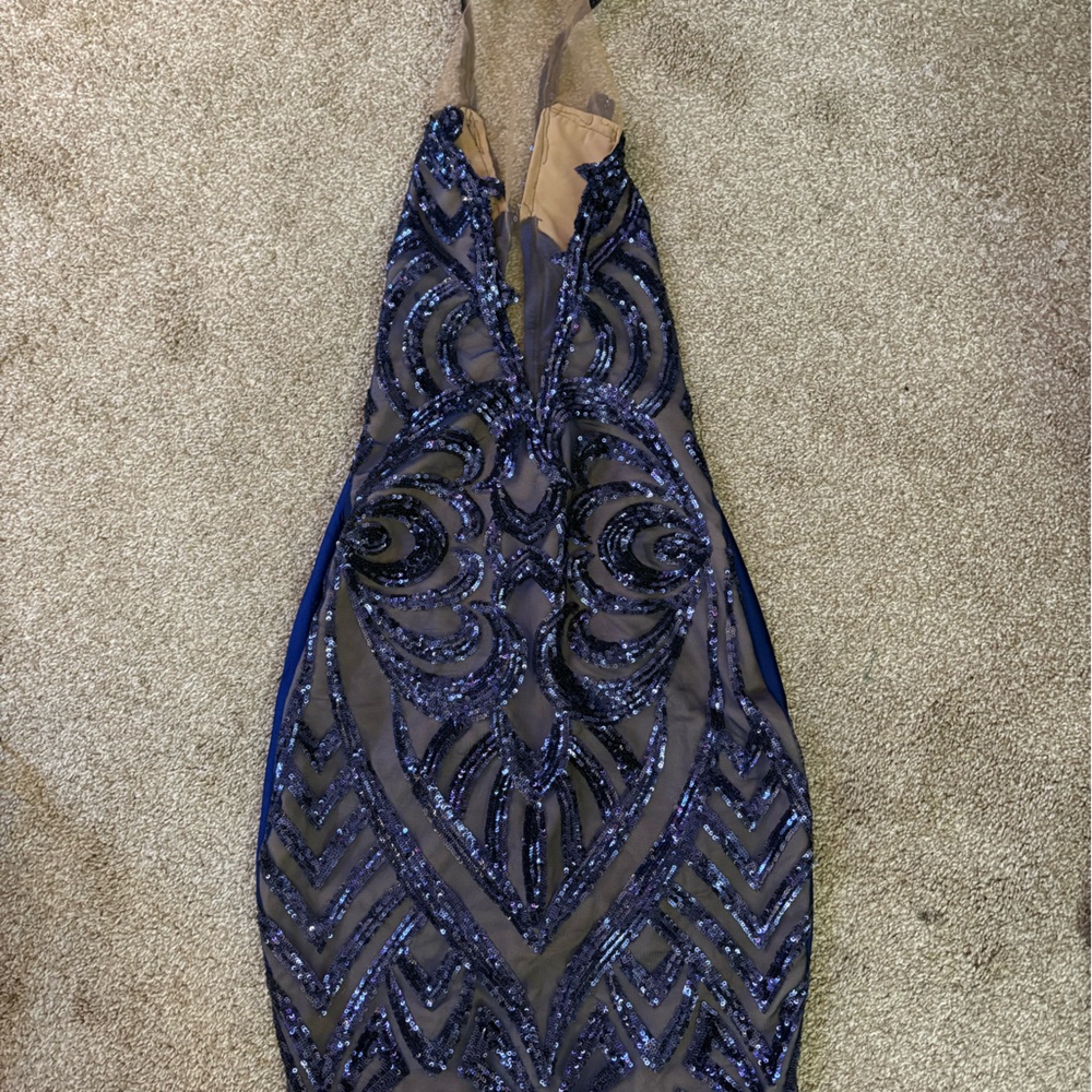 Navy custom dress